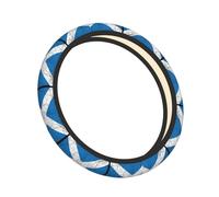 Scotland Flag Universal Neoprene Steering Wheel Cover-High-Elastic, Non-Slip, Breathable Auto Wheel Protector For Car, Suv, Truck, Atv-Durable Interior Accessory For All Seasons 15in