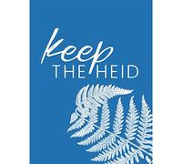 Scotland Flower Quote Keep The Heid Art Print Poster Wall Decor 12X16 Inch