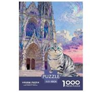 Scotland Fold 1000-Piece Jigsaw Puzzle For Adults Educational Games Fun, Challenging & Brainteasing Games for Adults And Kids Age 12 Years Up Home Decoration Puzzle 38x26cm/1000pcs