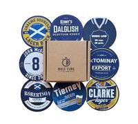 Scotland Football Beer Mat Coasters - Perfect for a Gift or Present for Any Scottish Fan (8-Pack)