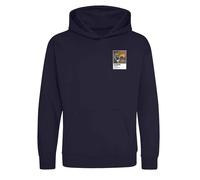 Scotland Football Cool Bunny Frame Kids Hoodie - Navy / 7-8 years