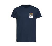 Scotland Football Cool Bunny Frame Kids T-Shirt - Navy / 3-4 years