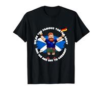 Scotland Football We are Going to Europe T-Shirt, Men, Black, Medium