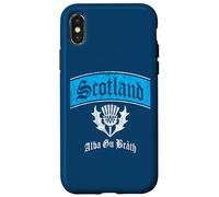 Scotland forever Alba gu bràth Scottish pride thistle flag Case for iPhone X/XS