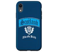 Scotland forever Alba gu bràth Scottish pride thistle flag Case for iPhone XR