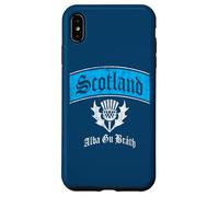 Scotland forever Alba gu bràth Scottish pride thistle flag Case for iPhone XS Max