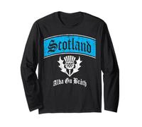 Scotland forever Alba gu bràth Scottish pride thistle flag Long Sleeve T-Shirt