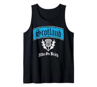 Scotland forever Alba gu bràth Scottish pride thistle flag Tank Top