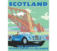 Scotland Forth Rail Bridge Edinburgh Scottish Highlands Metal Sign Plaque 12"x16"