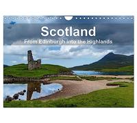 Scotland - From Edinburgh into the Highlands (Wall Calendar 2026 DIN A4 landscape), CALVENDO 12 Month Wall Calendar: Travel all the way across Scotland and discover the beauty of the country