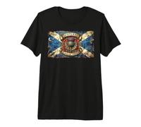 Scotland Gaelic Pride s Scots Thistle s Scottish Flag Premium T-Shirt