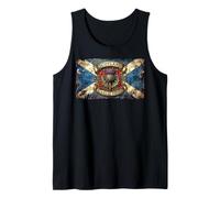 Scotland Gaelic Pride s Scots Thistle s Scottish Flag Tank Top