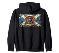 Scotland Gaelic Pride s Scots Thistle s Scottish Flag Zip Hoodie