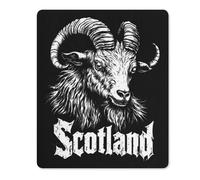 Scotland Goat Printed Mouse Pad with Stitched Edges Non Slip Vertical Mousepad Desk Mat for Office Gaming