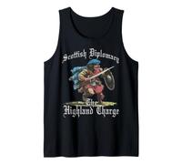 Scotland History Humor T | Highlander Attack Tactics Tank Top