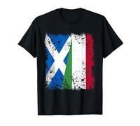 Scotland Hungary Half Flag Scottish Hungarian Roots T-Shirt