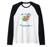 Scotland in My Soul America in My Heart Raglan Baseball Tee