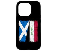 Scotland Iraq Half Flag Scottish Iraqi Jersey Case for iPhone 15 Pro