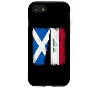 Scotland Iraq Half Flag Scottish Iraqi Jersey Case for iPhone SE (2020) / 7 / 8