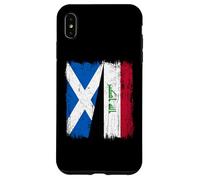 Scotland Iraq Half Flag Scottish Iraqi Jersey Case for iPhone XS Max