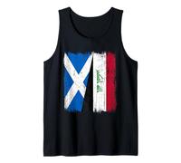 Scotland Iraq Half Flag Scottish Iraqi Jersey Tank Top