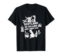Scotland is Calling and I Must Go Adventure Scottish T-Shirt