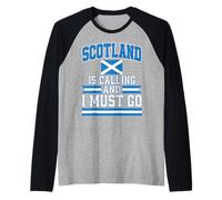 Scotland is Calling and I Must Go Raglan Baseball Tee