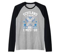 Scotland is Calling and I Must Go Raglan Baseball Tee