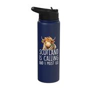 Scotland is Calling and I Must Go Stainless Steel Insulated Water Bottle