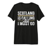 Scotland is Calling United Kingdom Trip Vacation Premium T-Shirt