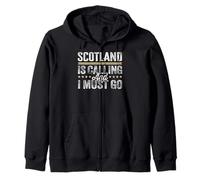 Scotland Is Calling United Kingdom Trip Vacation Zip Hoodie