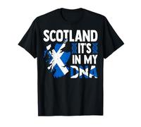 Scotland It's-in My DNA Distressed Flag Scotland Tourist So T-Shirt