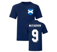 Scotland Junior James Mcfadden National Hero Tee in Navy | Size: 5-6 Years Scotland Navy 5-6 Years