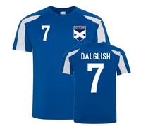 Scotland Junior Kenny Dalglish Sports Training Jersey in Blue | Size: 12-13 Years Scotland Blue 12-13 Years
