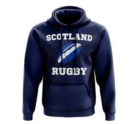 Scotland Junior Rugby Ball Hoody Navy | Size: 7-8 Years Scotland Navy 7-8 Years