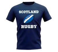 Scotland Junior Rugby Ball T-Shirt Navy | Size: 12-13 Years Scotland Navy 12-13 Years