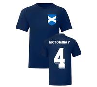 Scotland Junior Scott Mctominay National Hero Tee in Navy | Size: 12-13 Years Scotland Navy 12-13 Years