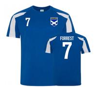 Scotland Junior Sports Training Jersey - Forrest 7 in Blue | Size: 5-6 Years Scotland Blue 5-6 Years