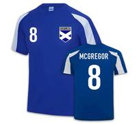 Scotland Junior Sports Training Jersey in Blue | Size: 9-11 Years Scotland Blue 9-11 Years