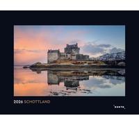 Scotland KUNTH Wall Calendar 2026: High-Quality, Picture-Strong Calendar with Spiral Bound in Large Format (KUNTH Wall Calendar Black Edition 60 x 45 cm)