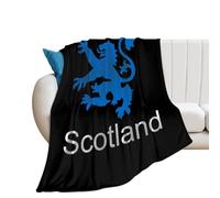 Scotland Lion Fleece Blanket Lightweight Throw Blankets for Couch Bed Soft Warm Blanket 60"*80"（150 * 200cm）
