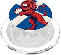 Scotland Lion Rampant Gripping A Rugby Ball PopSockets PopGrip for MagSafe