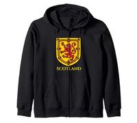 Scotland Lion Rampant Proud Scots Zip Hoodie