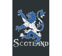 Scotland Lion Rampant Scotland Scottish: Notebook Journal lined 6X9 inch 110p