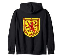 Scotland Lion Rampant Scotland Scottish Shield Zip Hoodie