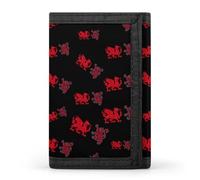 Scotland Lion Welsh Dragon Printed Trifold Wallets Front Pocket Wallet With ID Window Gifts for Men And Women