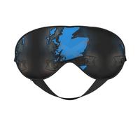 Scotland Map Printing Rest Sleep Eye Mask, Soft Eye Mask for Home & Camping, Blocks Light, Comfortable for Most Users