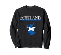 Scotland Map with Flag - Scottish Adventure Holiday Sweatshirt