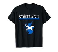 Scotland Map with Flag - Scottish Adventure Holiday T-Shirt