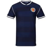 Scotland Mens Official 1986 Retro Shirt Navy Blue Small